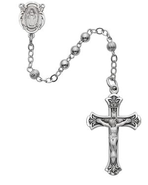 All Sterling Rosary Boxed