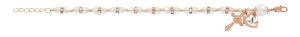 Holy Spirit Rose Gold with Crystal Beads with Adjustable Links