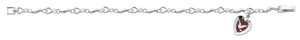 7.5in Cubic Zirconia Holy Spirit Bracelet Boxed