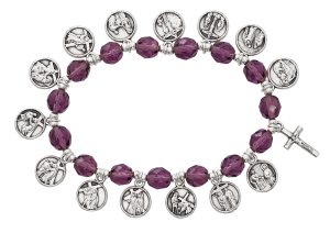 Stations of the Cross Stretch Bracelet Carded