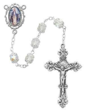 Lady of Grace Decal Rosary Boxed