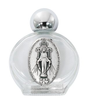 MIRACULOUS ROUND HOLY WATER BOTTLE