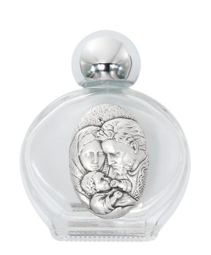 HOLY FAMILY ROUND HOLY WATER BOTTLE