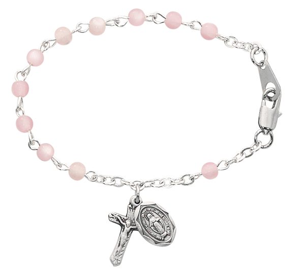 5 1/2in Pink Baby Bracelet