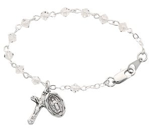 5 1/2in Crystal Baby Bracelet