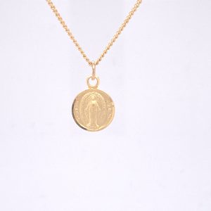 Gold over Sterling Miraculous Pendant