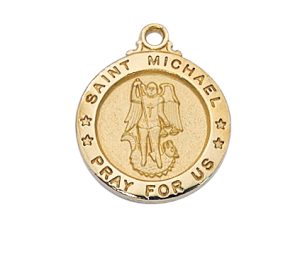 Gold over Sterling Miraculous Pendant