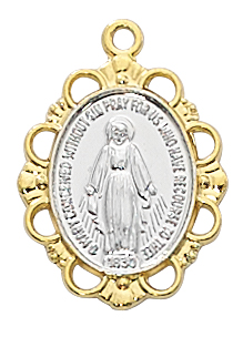 Two-Tone Sterling Miraculous Boxed
