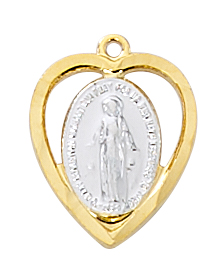 Two-Tone Sterling Miraculous Boxed