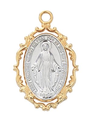 Two-Tone Sterling Miraculous Boxed