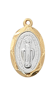 Gold over Sterling Miraculous Boxed