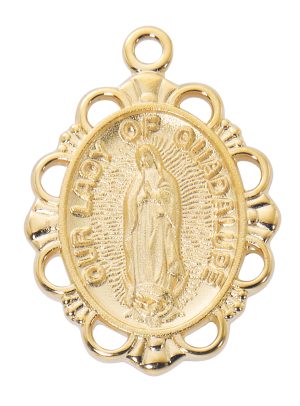Gold on Sterling Lady of Guadalupe Boxed