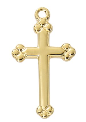 Gold over Sterling Silver Cross