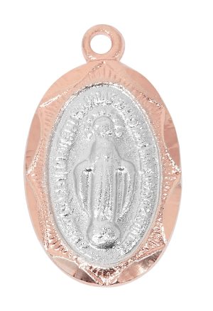 Rose gold Miraculous medal