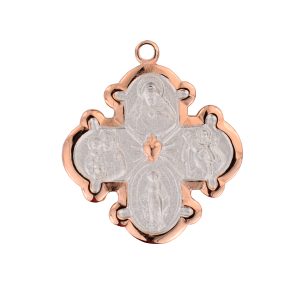 Rose Gold Sterling 4Way Pendant Boxed
