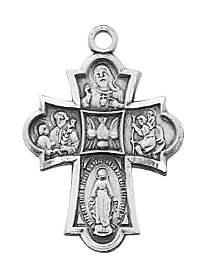 Sterling Silver 4-way Pendant