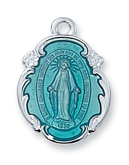 Sterling Silver Miraculous Pendant