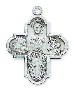 Sterling Silver 4-way Pendant