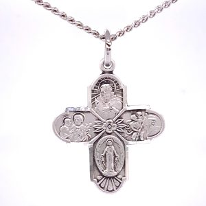 Sterling Silver 4-way Pendant
