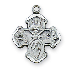Sterling Silver 4-way Pendant