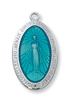 Sterling Silver Miraculous Pendant