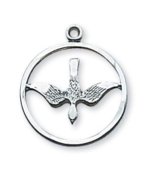 Sterling Silver Holy Spirit Pendant
