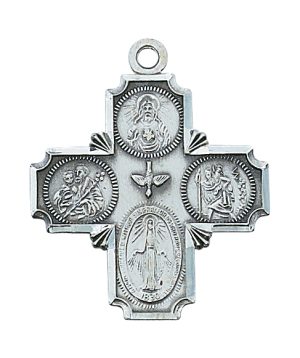 Sterling Silver 4-way Pendant