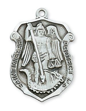 Sterling Silver St. Michael Pendant