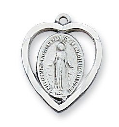 Sterling Silver Miraculous Pendant
