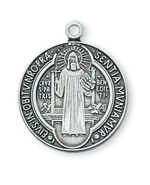 Sterling Silver St. Benedict Pendant