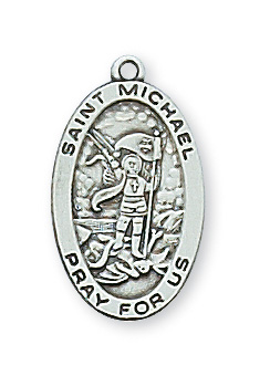 Sterling Silver St. Michael Pendant