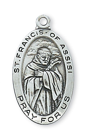Sterling Silver St. Francis Pendant