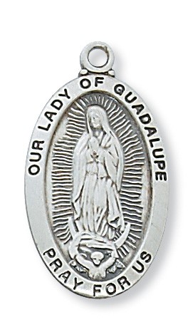 Sterling Silver Guadalupe Pendant