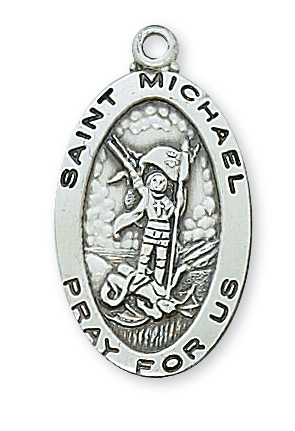 Sterling Silver St. Michael Pendant
