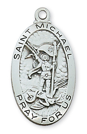 Sterling Silver St. Michael Pendant