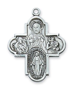 Sterling Silver 4-way Pendant