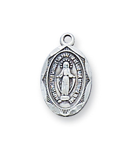 Sterling Silver Miraculous Pendant