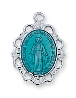 Sterling Silver Miraculous Pendant