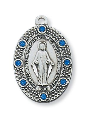 Sterling Silver Miraculous Pendant