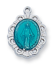 Sterling Silver Miraculous Pendant