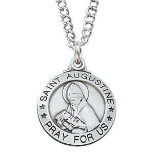 Sterling Silver St. Augustine Pendant