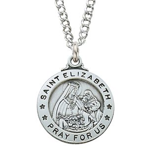 Sterling Silver St. Elizabeth Pendant