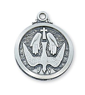 Sterling Silver Holy Spirit Pendant