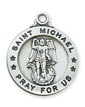Sterling Silver St. Michael Pendant