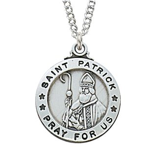 Sterling Silver St. Patrick Pendant
