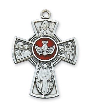 Sterling Silver 4-way Pendant