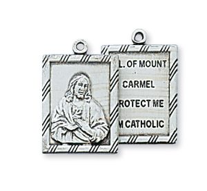 Sterling Silver Scapular Pendant