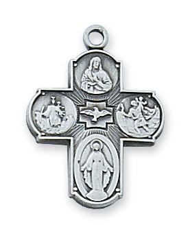 Sterling Silver 4-way Pendant