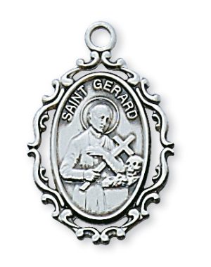 Sterling Silver St. Gerard Pendant