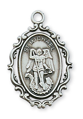 Sterling Silver St. Michael Pendant